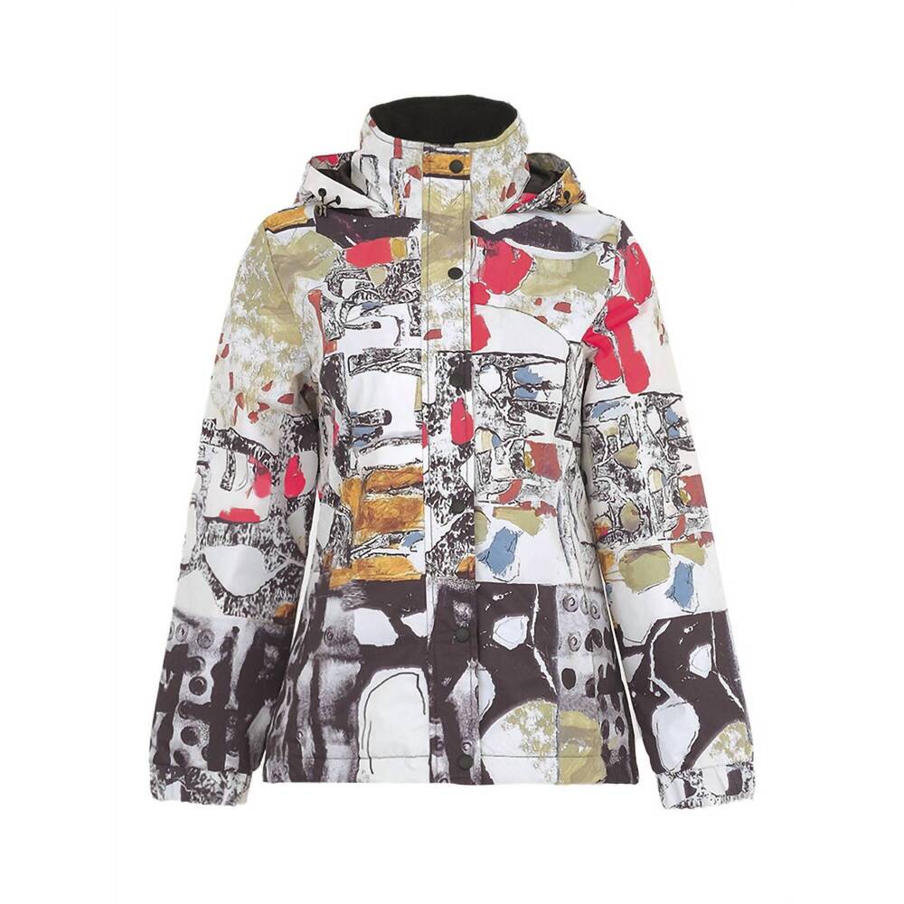NEW DOLCEZZA women's art print hooded jacket in multi
